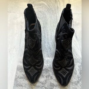 Silver and Black Dolce Vita Ankle boots